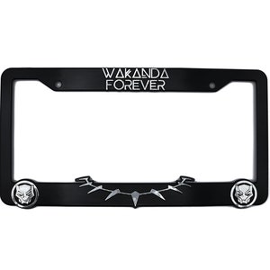 Black Panther &quot;Wakanda Forever&quot; 3D Raised License Plate Frame