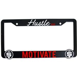 Nipsey Hussle &quot;Hustle and Motivate&quot; 3D Raised License Plate Frame