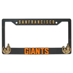 Marco de matrícula 3D en relieve de los SF Giants V2