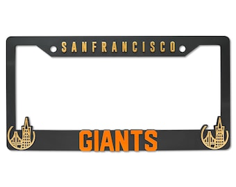 SF Giants V2 3D Raised License Plate Frame