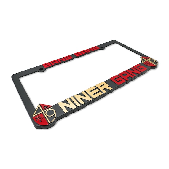 Bang Bang Niner Gang 3D Raised License Plate Frame - Etsy