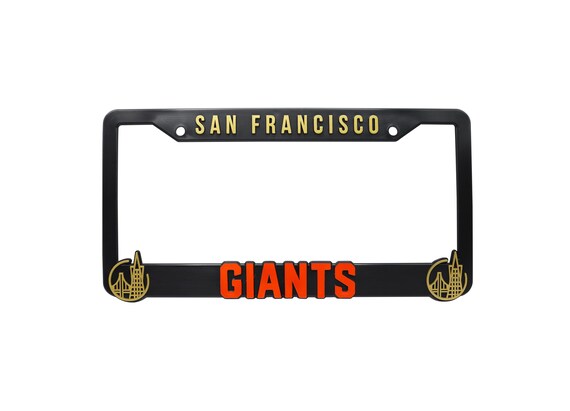 Custom San Francisco Giants Stainless Steel License Plate Frame – Laser Engraved-477275