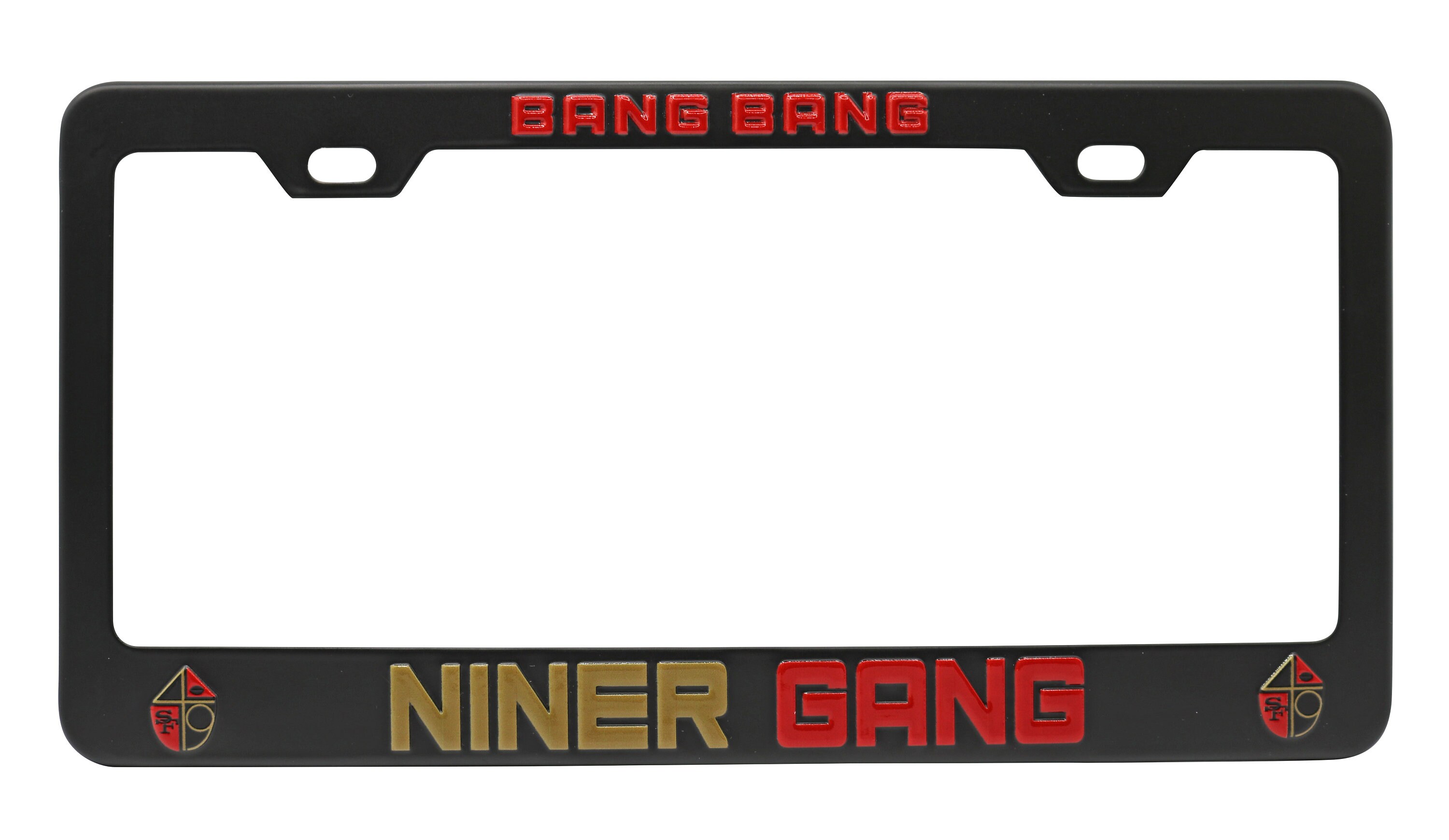 Bang Bang Niner Gang 3D Raised License Plate Frame - Etsy