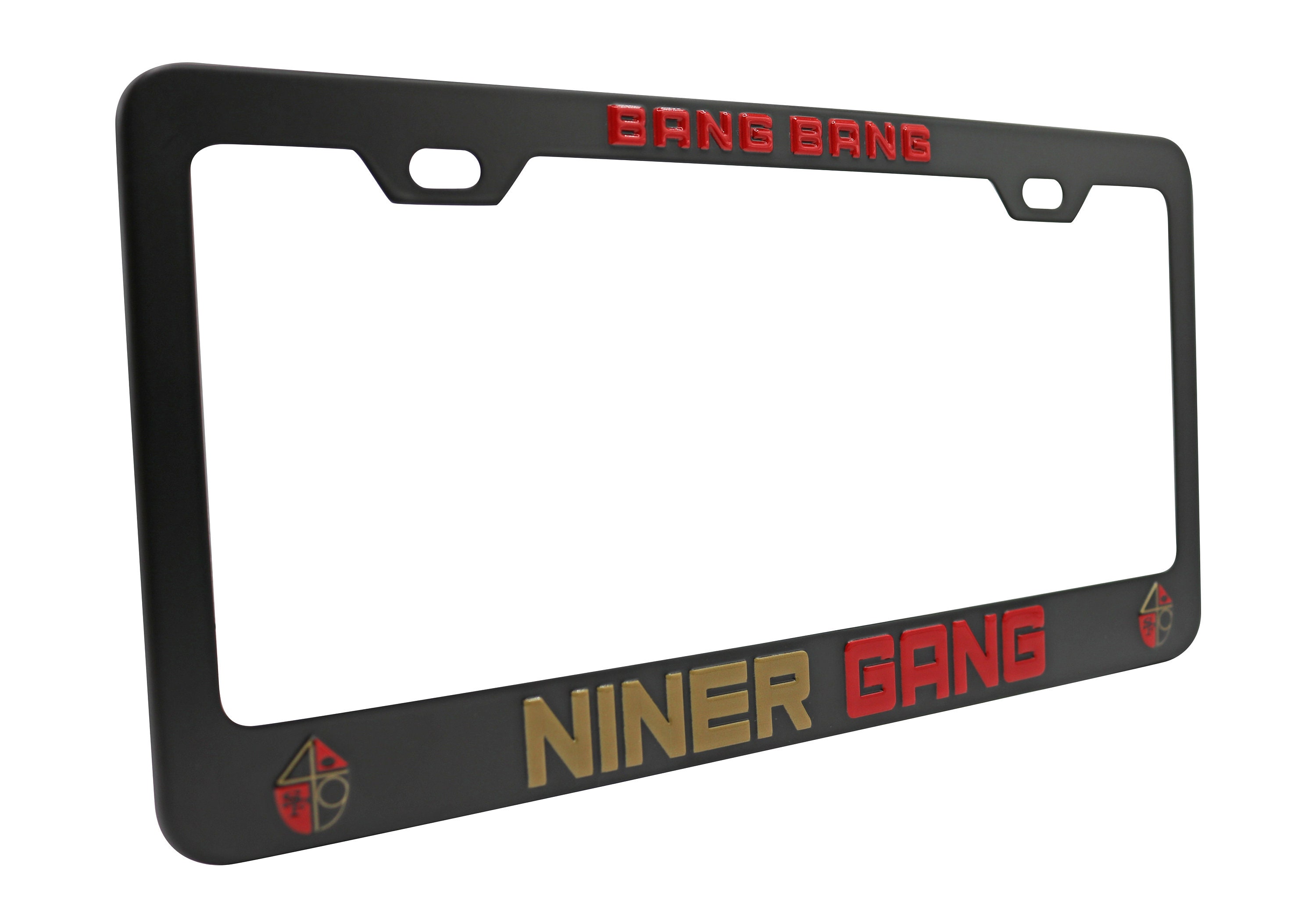 希少 s&s タイプ plate frame DEVGRU Red 刻印入り Bang Bang Niner Gang 3D Raised License Plate Frame - Etsy