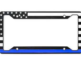 American Flag 3D Raised License Plate Frame