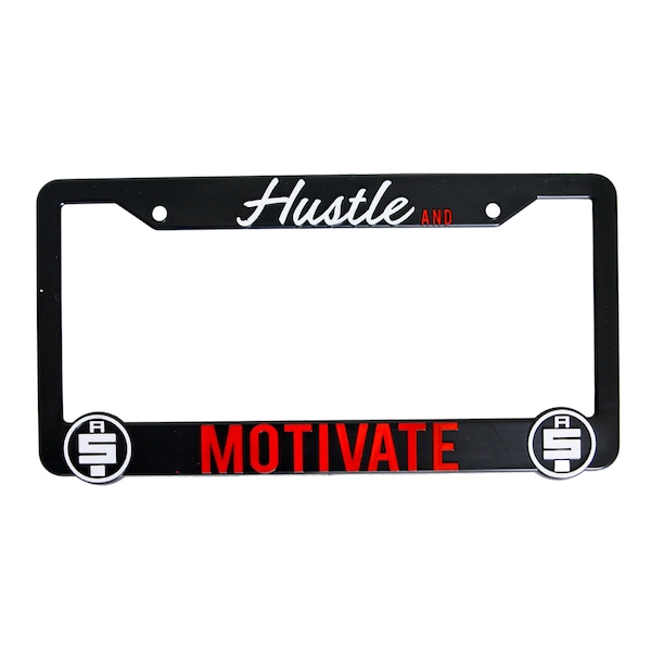 Nipsey Hussle "Hustle and Motivate" 3D Nummernschild Rahmen