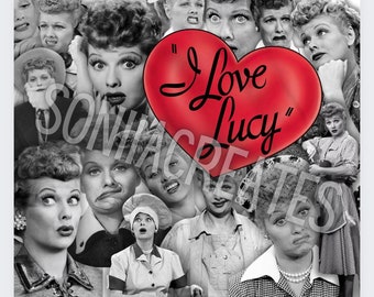 I Love Lucy Tumbler Wrap PNG