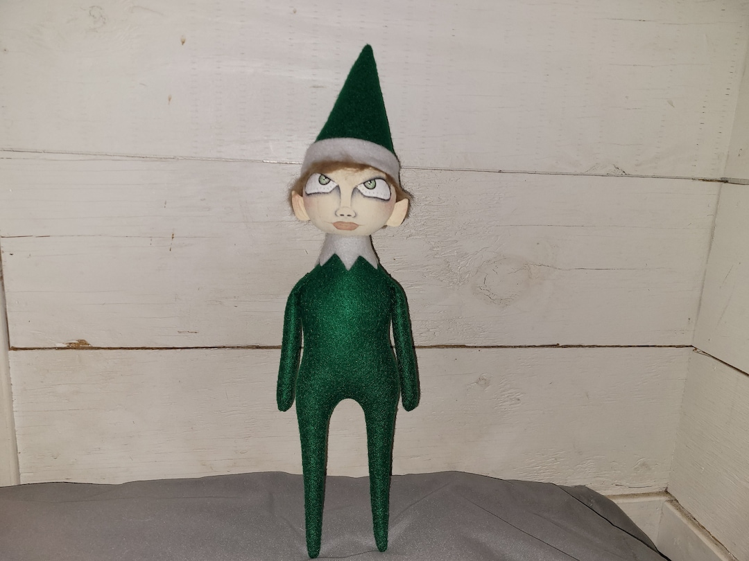 Mini ELF on the SHELF Doll Christmas / Primitive / Poke / Shelf / OOAK