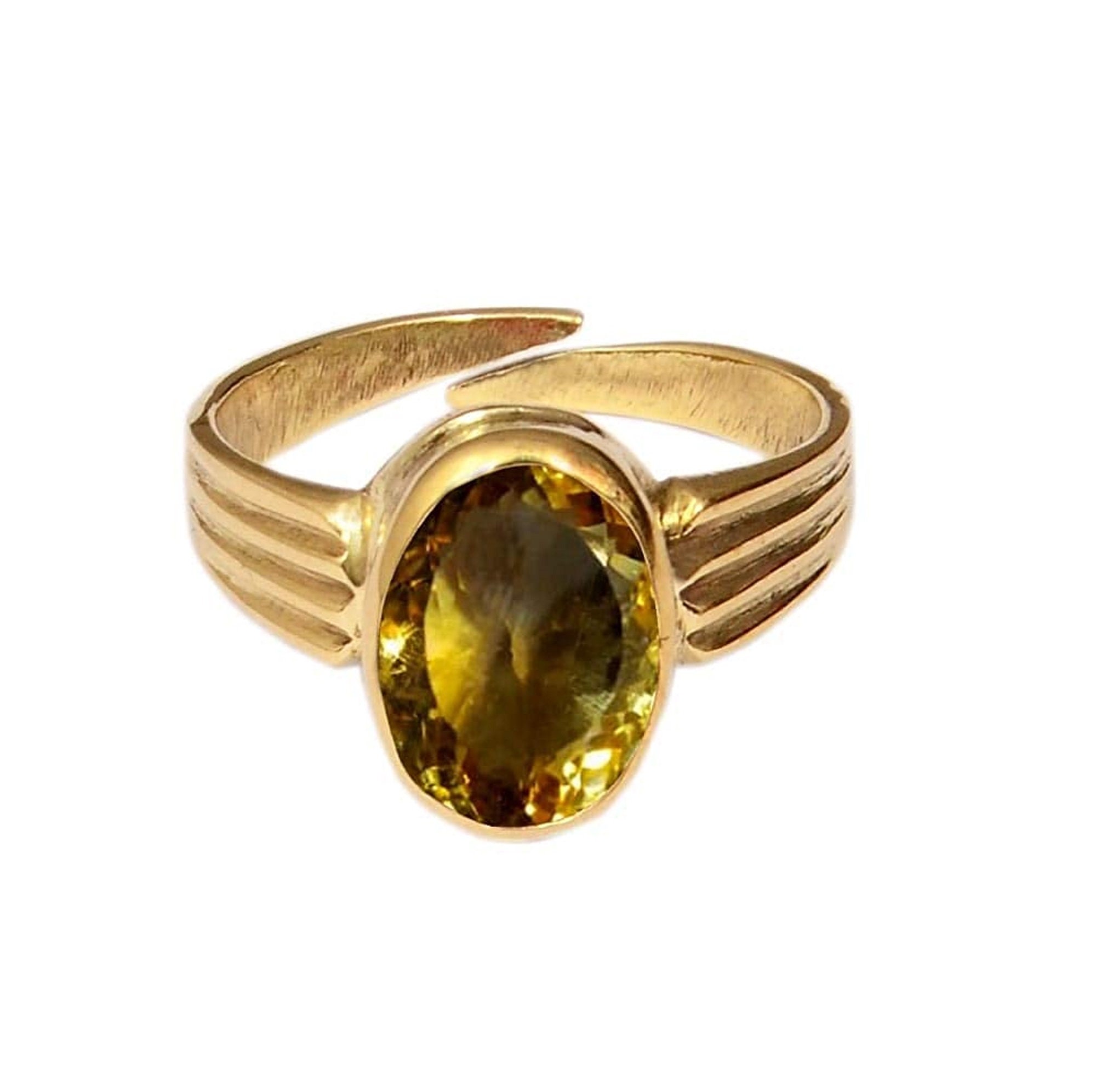 Buy Yellow Sapphire Rings For Women & Men at Best Price