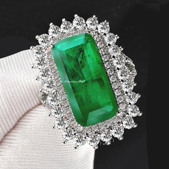 Buy Panna Stone Original Certified Panna Stone Emerald Ring Woman Man Ring  With Lab Certificate Online at Best Prices in India - JioMart.