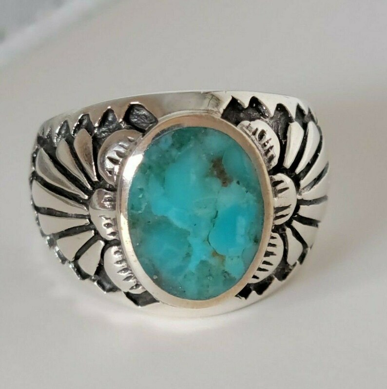 925 Sterling Silver Mens Ring Sterling Silver Man's Ring Etsy