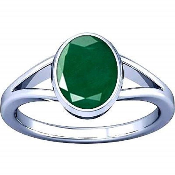 Online Emerald Ring (पन्ना अंगूठी) | Buy Lab Certified Panna Ring