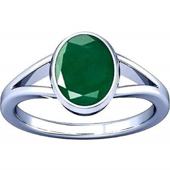 Green Emerald Panna Original Natural Certified Oval Cut Gemstone