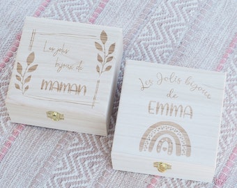 Personalized jewelry box for mom, grandma, godmother ... Ideal gift Mother's Day & Grandmother's Day