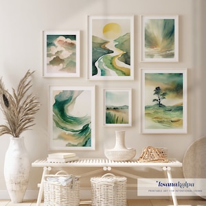 POSTER SULLA SALUTE MENTALE, set di 6, parete della galleria, arredamento terapeutico, ufficio del terapista, consulenza, ufficio dello psicologo, arte della parete sulla salute mentale
