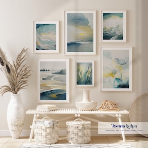 POSTER SULLA SALUTE MENTALE, set di 6, parete della galleria, arredamento terapeutico, ufficio del terapista, consulenza, ufficio dello psicologo, arte della parete sulla salute mentale