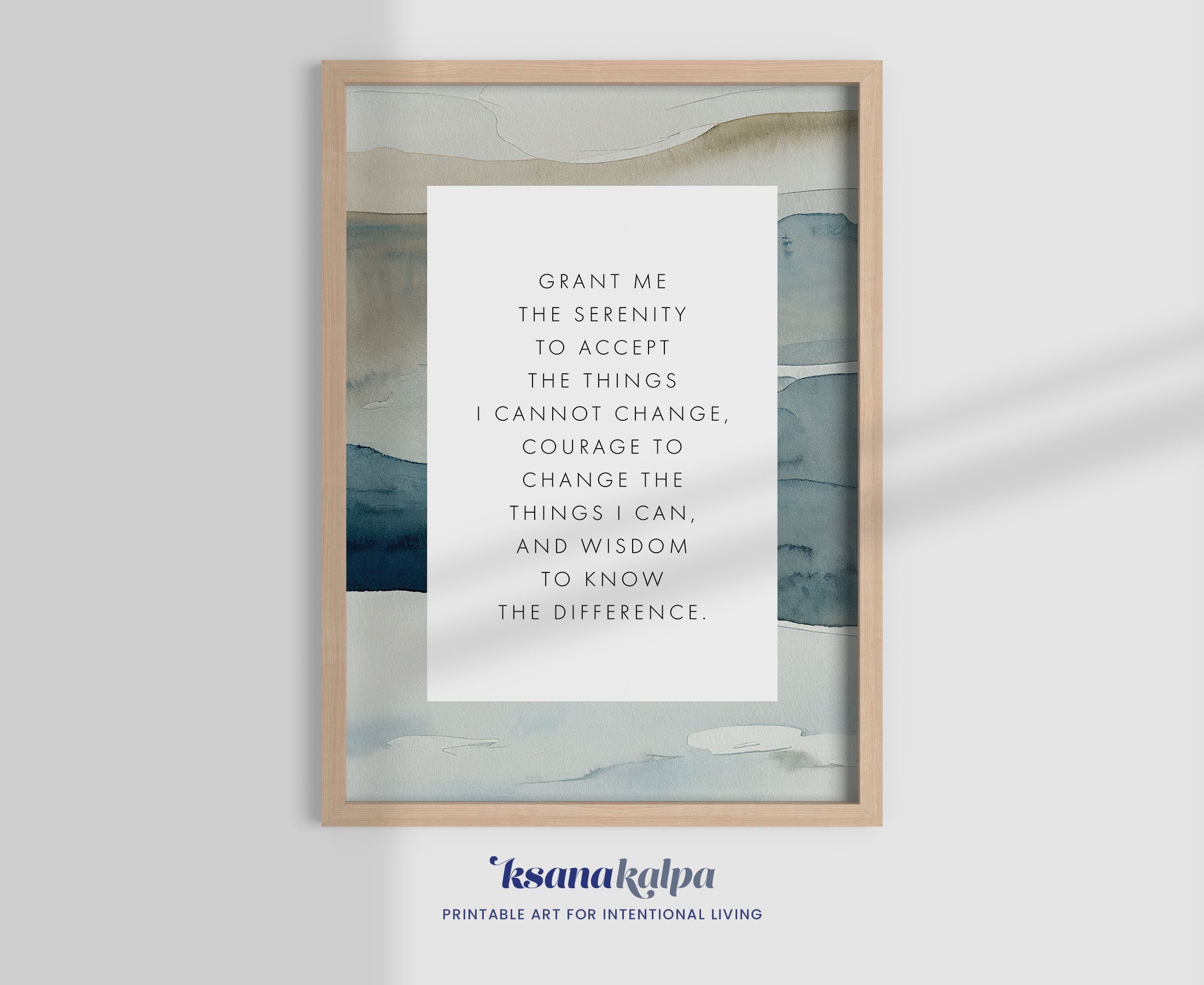 SERENITY PRAYER, non religious, psychology quotes, psychologist office, office decor, therapy office, therapist, mental health