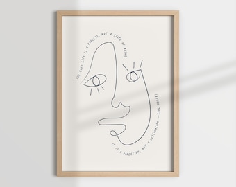 Carl Rogers Zitat Print, Therapie Bürodekor (digitaler Download)