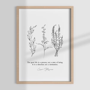 CARL ROGERS quote, psychologist quote, therapy decor, office decor, therapist decor, counselling office, mental health, psychology quote