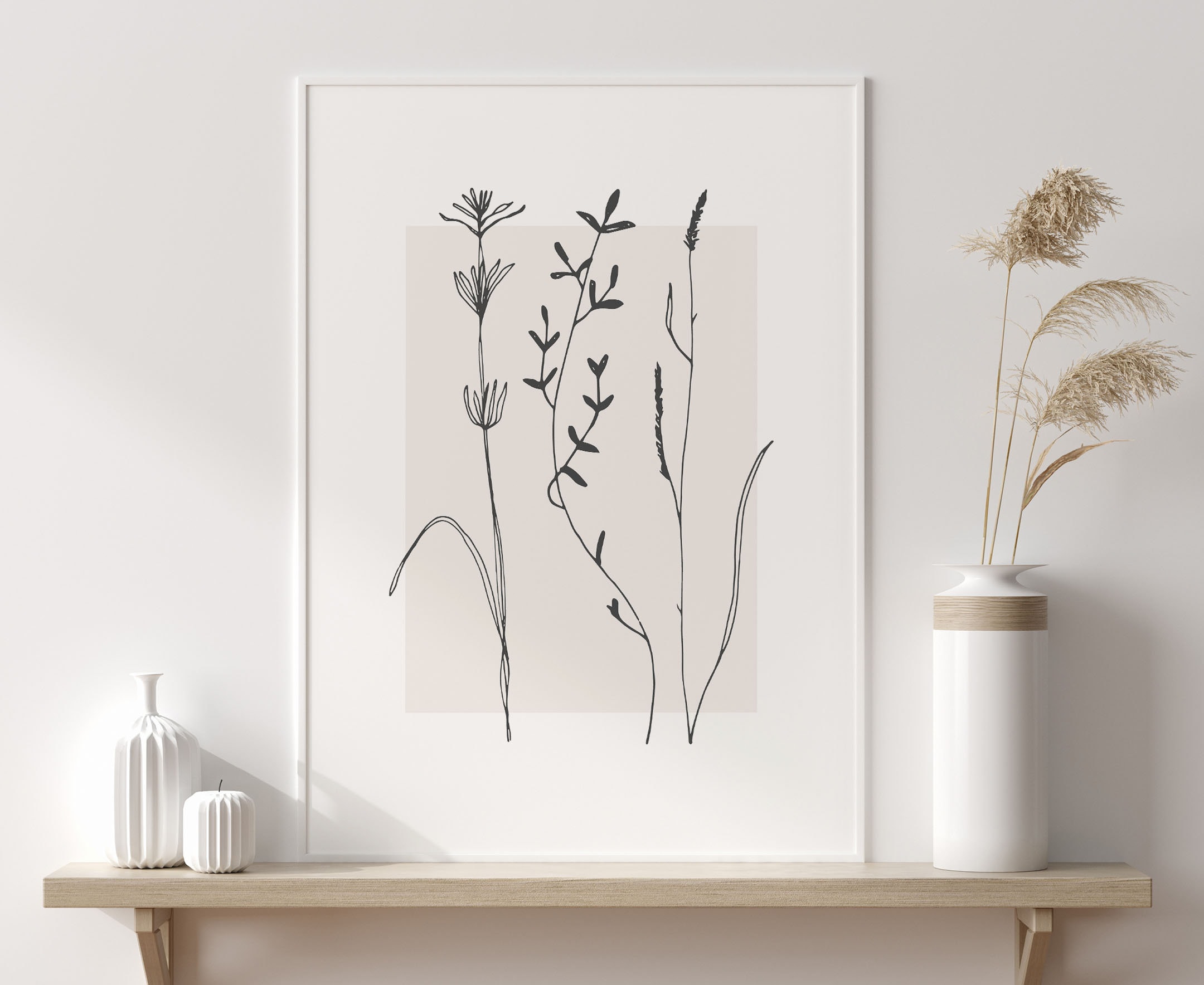 WILDFLOWERS 1 Flower Wall Art Botanical Print Flower - Etsy