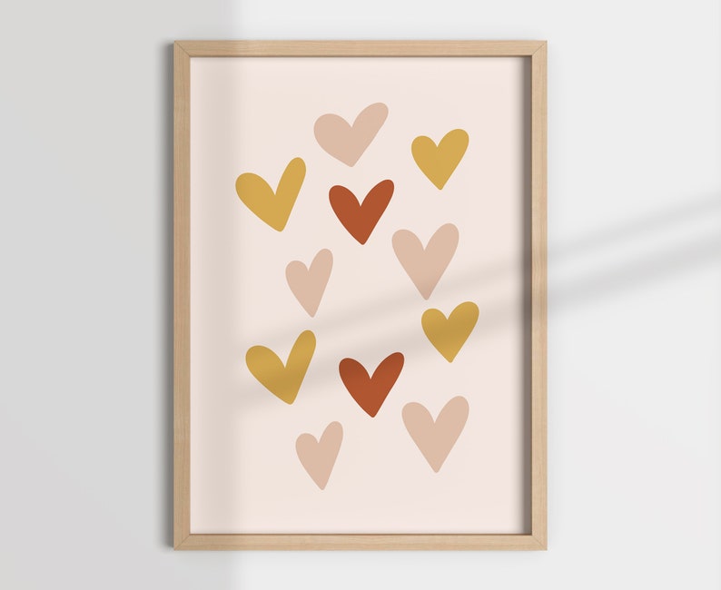 JOYFUL Minimal Set of 5 Prints Joyful Wall Art Feminine Wall Etsy