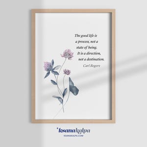 Carl Rogers quote, psychologist quote, therapy decor, office decor, therapist decor, counseling office, mental health, psychology quote