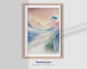 Lost In Journey, Therapy Office Decor, Mental Health Art Print, Counselor Gift (Digital Download)