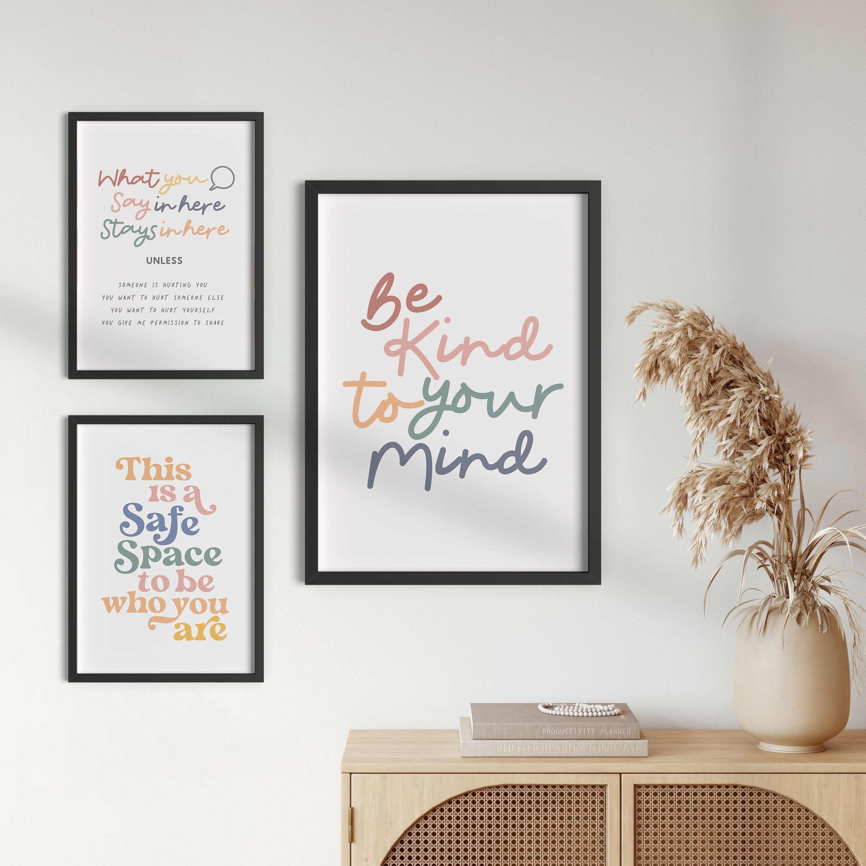 Set of 15, School Psychologist Bundle, Therapy Office Decor, Mental ...