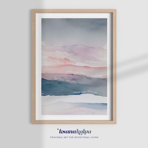RELAX SEQUENCE, therapy office, therapist decor, therapy wall art, counsellor office, mental health art, office decor, watercolor prints