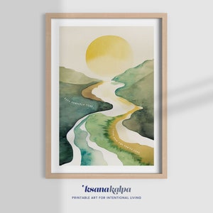 Look how Far You&#39;ve Come, therapy office, therapist decor, school counselor, mental health art, counseling, office decor, watercolor prints