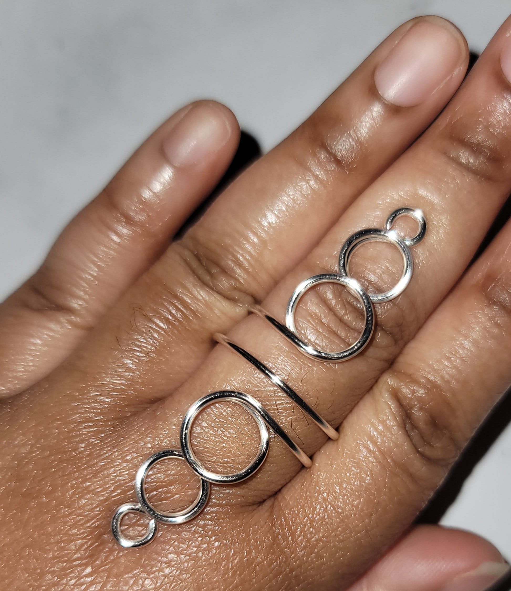 Dainty Cuff Rings Full Finger Cuff Rings Full Finger Rings Etsy