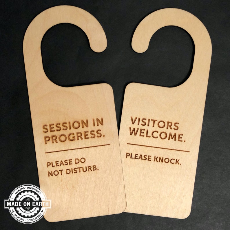 Session in Progress Do Not Disturb Sign Please Knock Work - Etsy