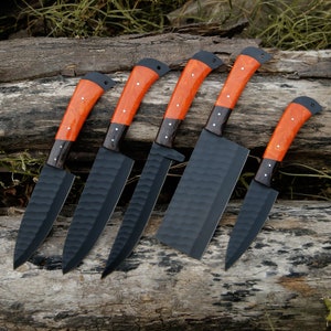 5pcsKitchen Knives Set Chef Knife Utility Knife Santoku Knife Chef Knife Set Damascus Chef  Steel Knife,  Kitchen Knife Set, Christmas gift