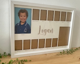 Small School Years Photo Frame, Memory Frame, Personalised Frame, Kids Photo Frame