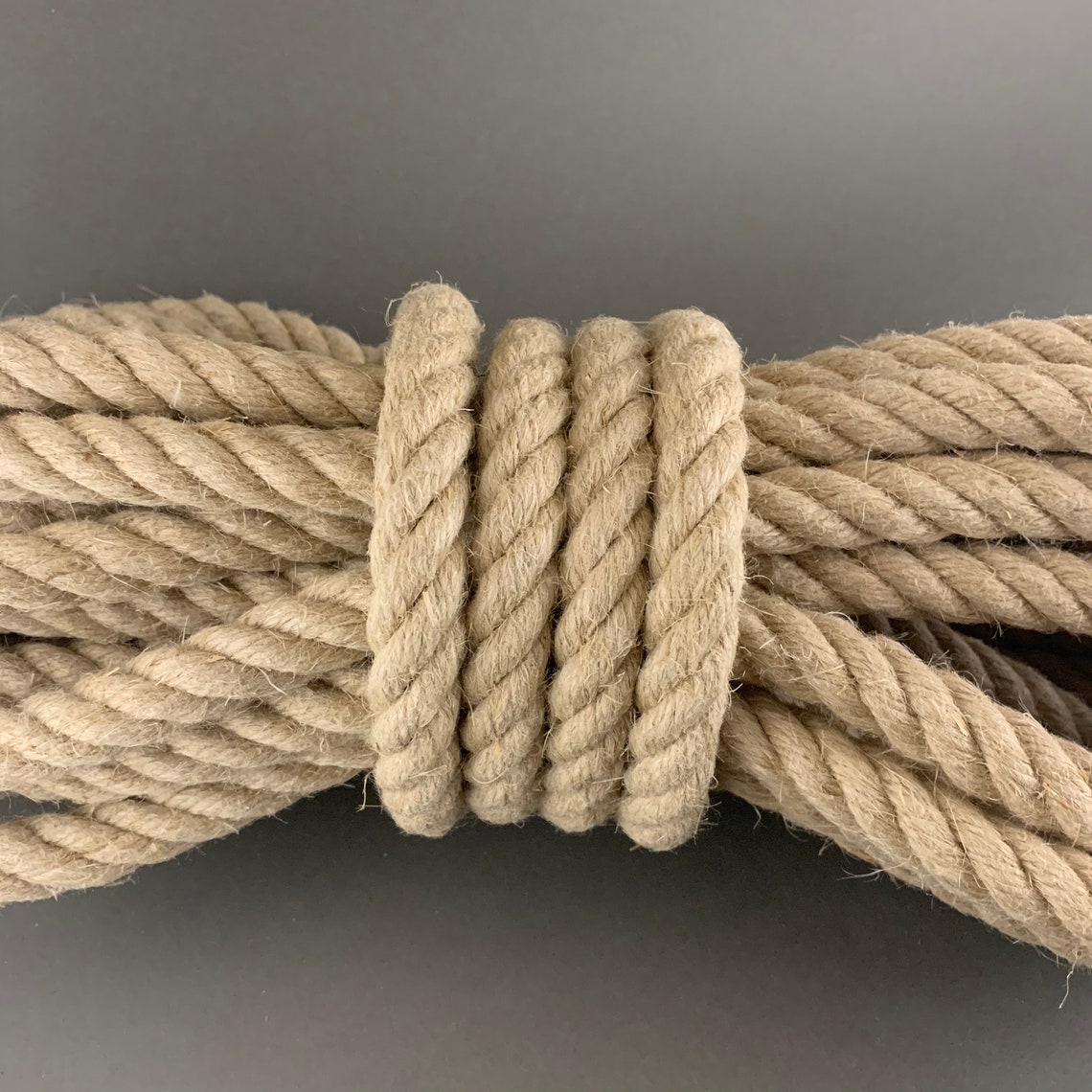 16 mm Natural Hemp rope 1m / 3.3ft Etsy