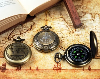 Custom Valentine Gifts, Engraved Compass, Wanderlust Traveler Gifts,Engraved Compass,Father of The Bride,Outdoor Compass,Traveler Gift Ideas