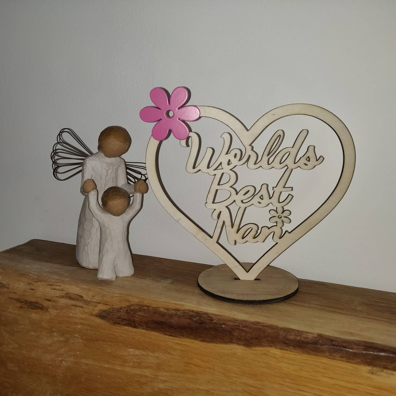 Personalised Free Standing Heart Etsy