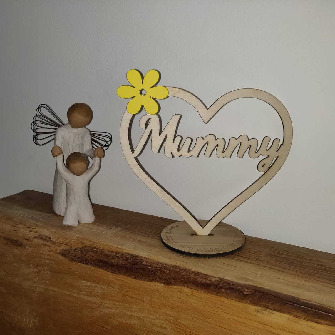 Personalised Free Standing Heart Etsy