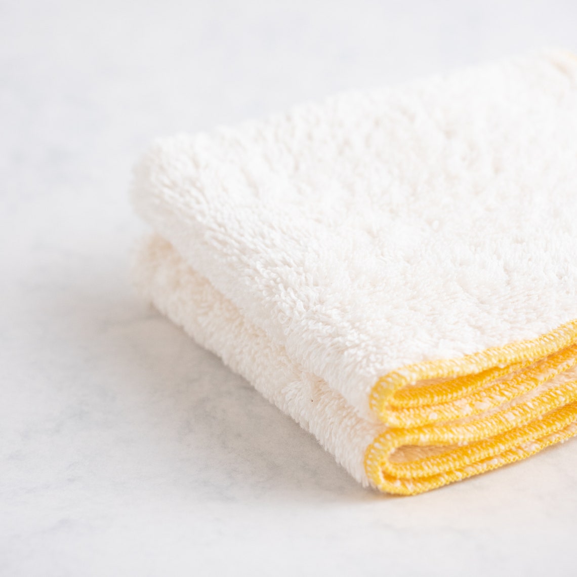 YELLOW Washcloth Organic Cotton Terry Cloth Pack of 5 Dish Etsy