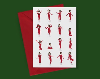 All I Want For Christmas Is You - Mariah Carey A6 Christmas Card