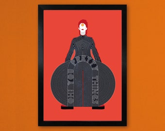 Oh! You Pretty Things - David Bowie A3 Art Print