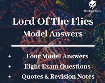 Lord Of The Flies: Model Answers