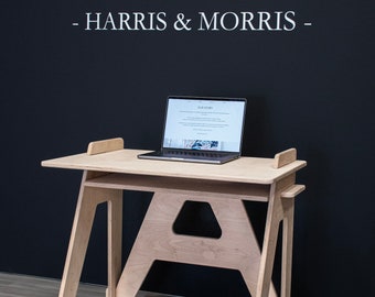 Plywood Slot Together Desk Etsy UK