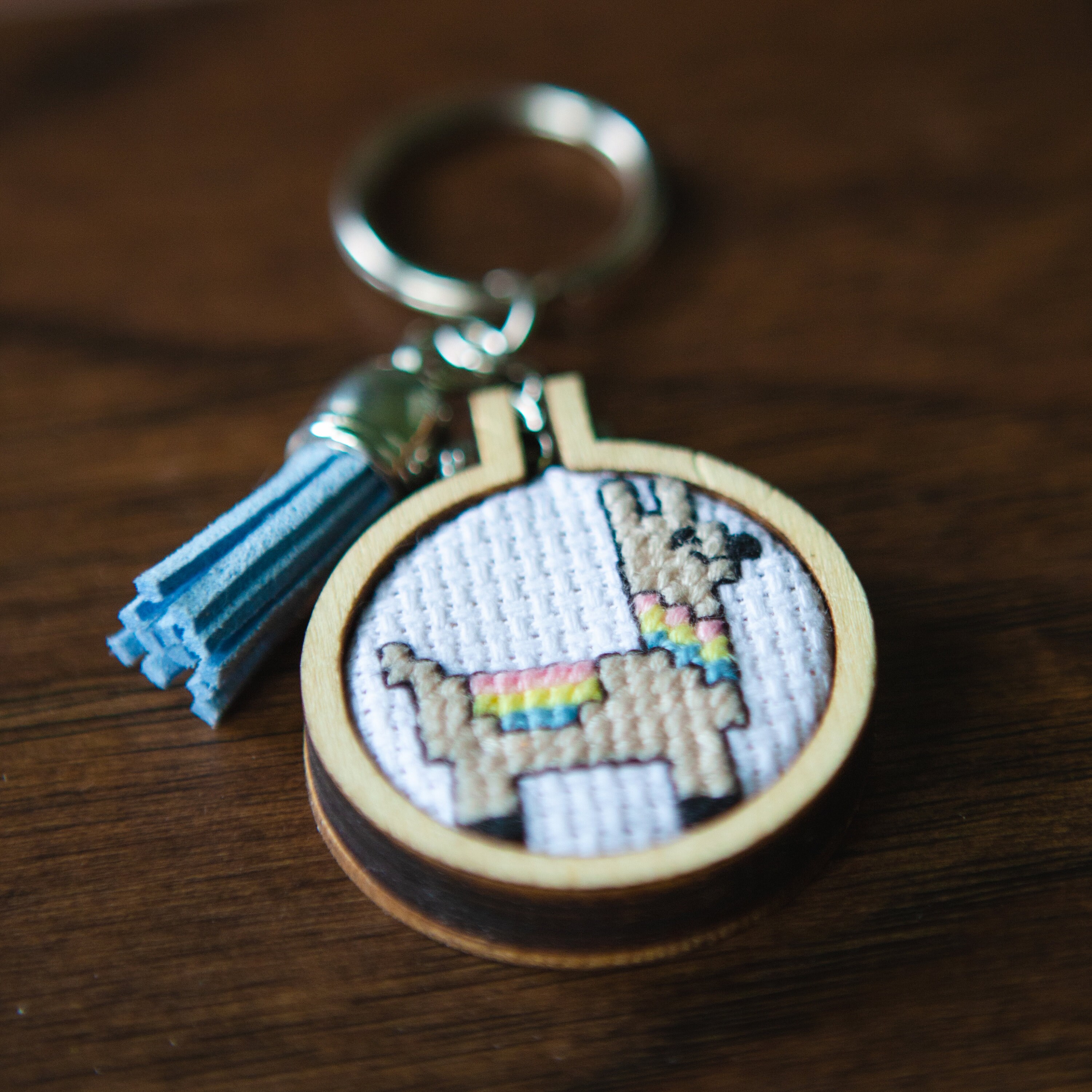 Llama Keychain Etsy