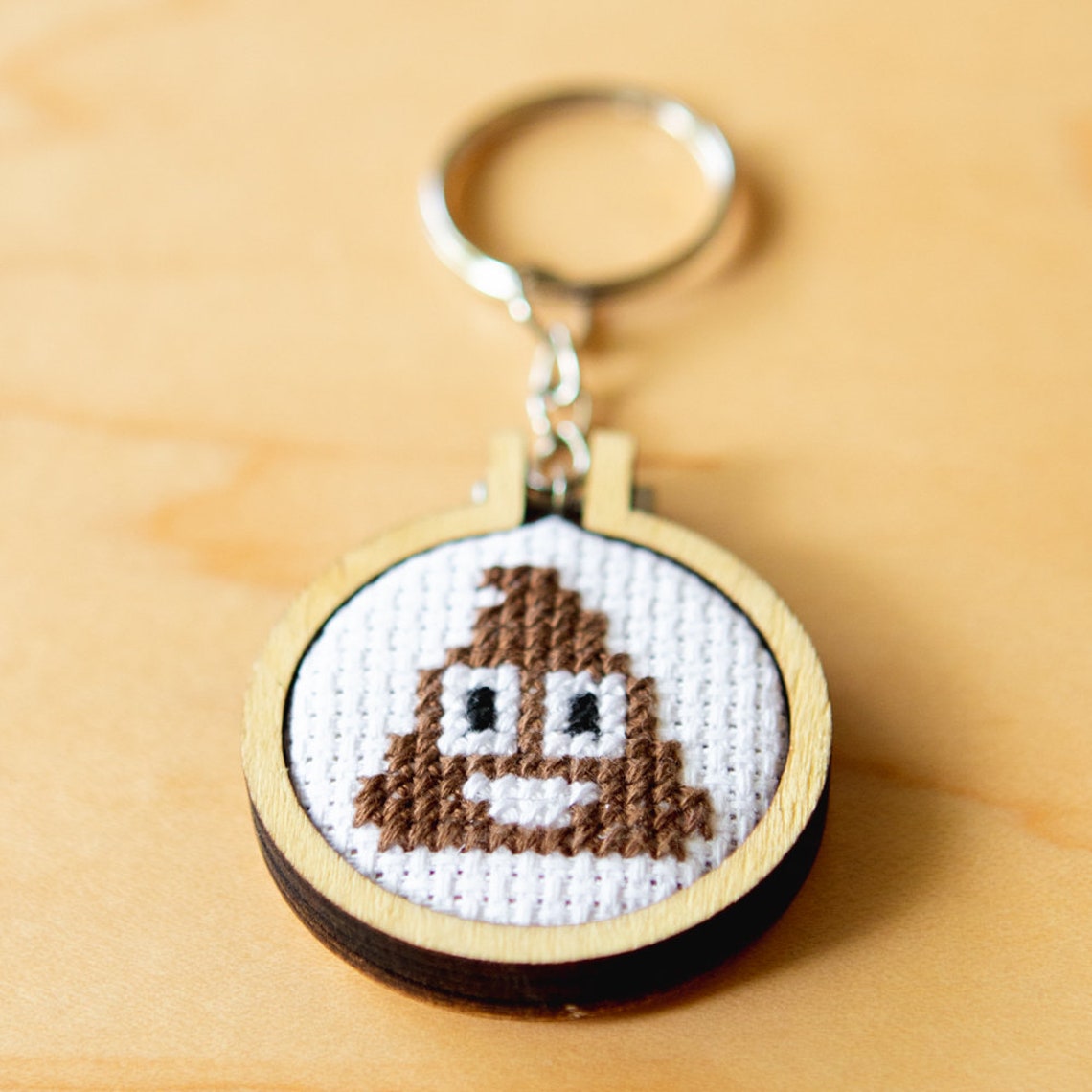 Poop Emoji Keychain Etsy