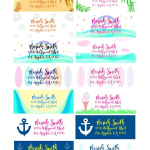 32 Retune Adressetiketten / Versandkostenfrei / Personalisierte Etiketten