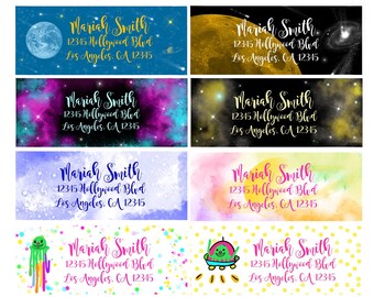 32 Space Retune Custom Address Labels / Gratis verzending / Gepersonaliseerde labels