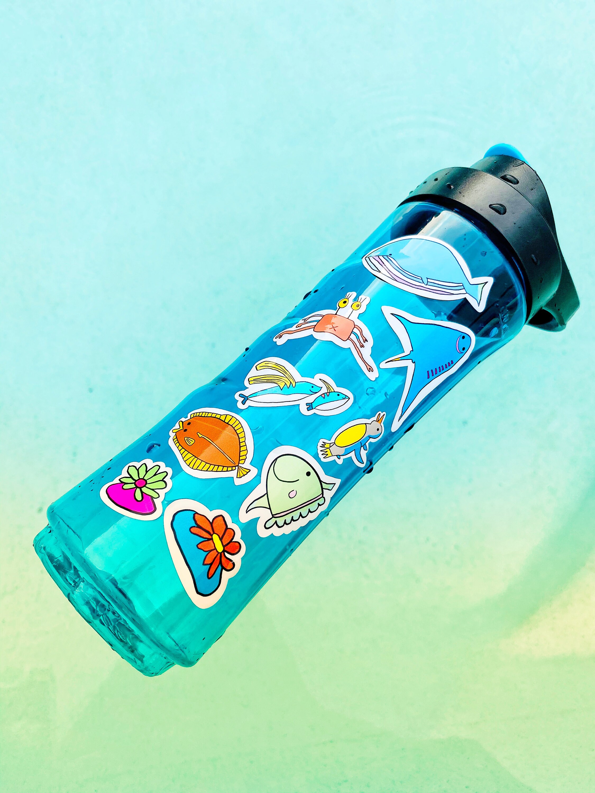 Under the Sea Stickers / 31 Individual Stickers / Free Etsy