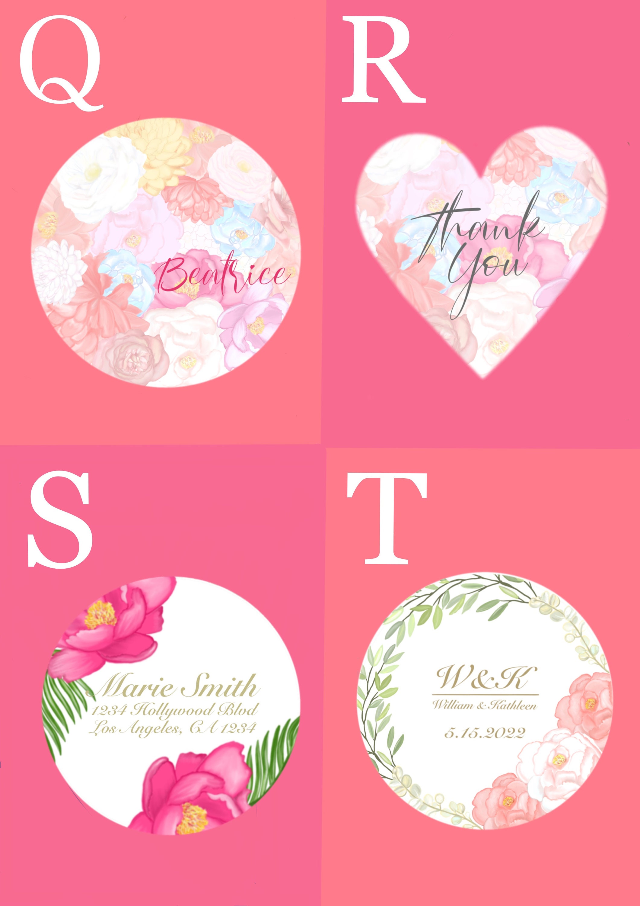 custom stickers 16 small 12 large stickers free etsy