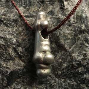 Rare Ancient Viking Silver Pendant-Amulet / Norse Jewelry / Archaeological Find / 9th-11th Century AD / Authentic Viking Age Artifacts